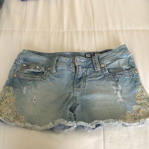 Miss Me signature shorts